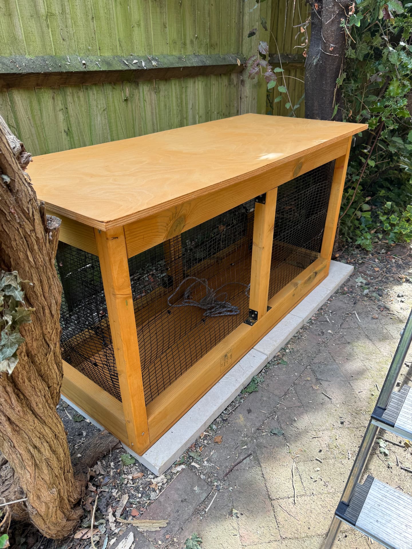 Solar hutch build step 3